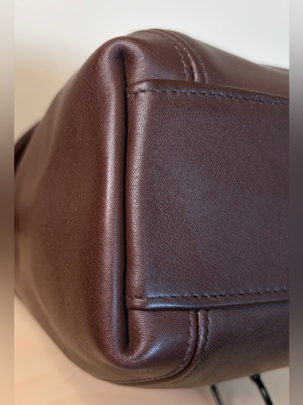 Vintage COACH Soho Small Satchel Flap Mahogany Brown Leather Crossbody 4108 EUC - Picture 12 of 17